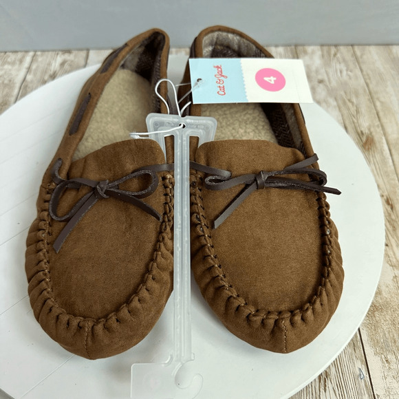 Cat & Jack Kids Slippers Size 4 - Picture 2 of 5